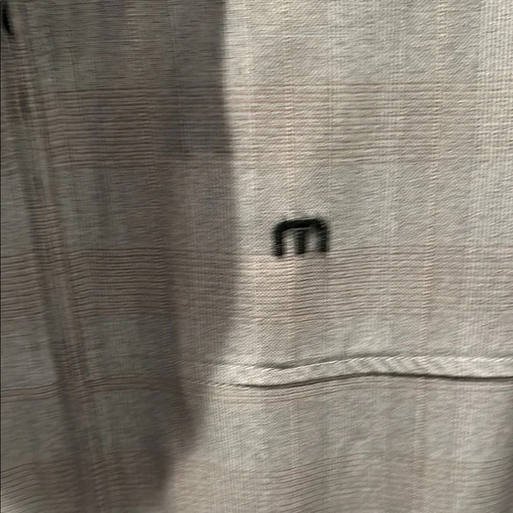 Travis Mathew Light Beige Zip-Up Jacket with Subtle Stripe - Picture 2 of 6
